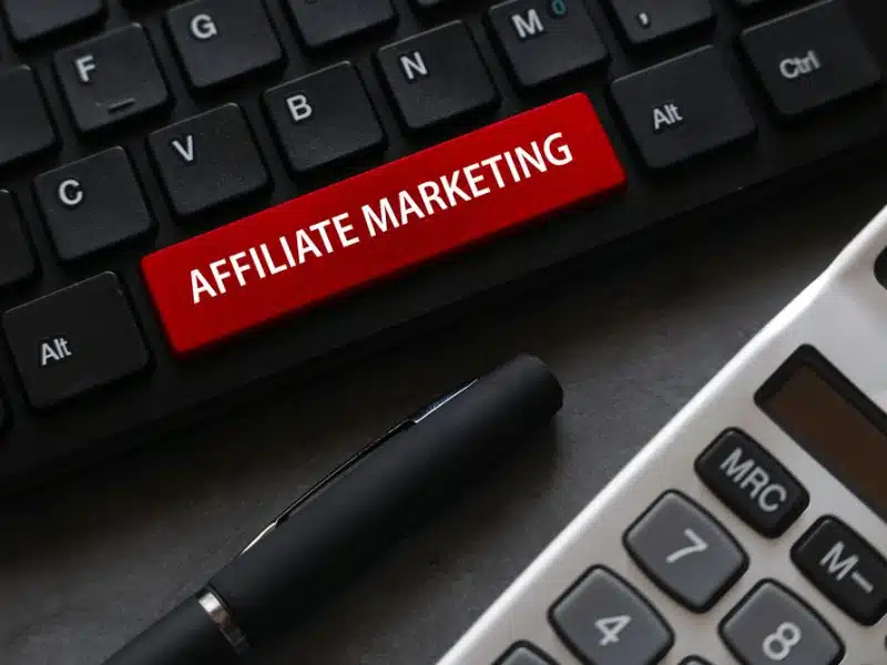 Affiliate Marketing button on a keyboard